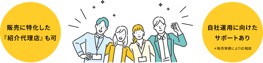 自社運用に向けたサポート付き