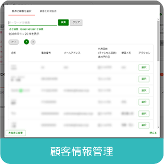 顧客情報管理