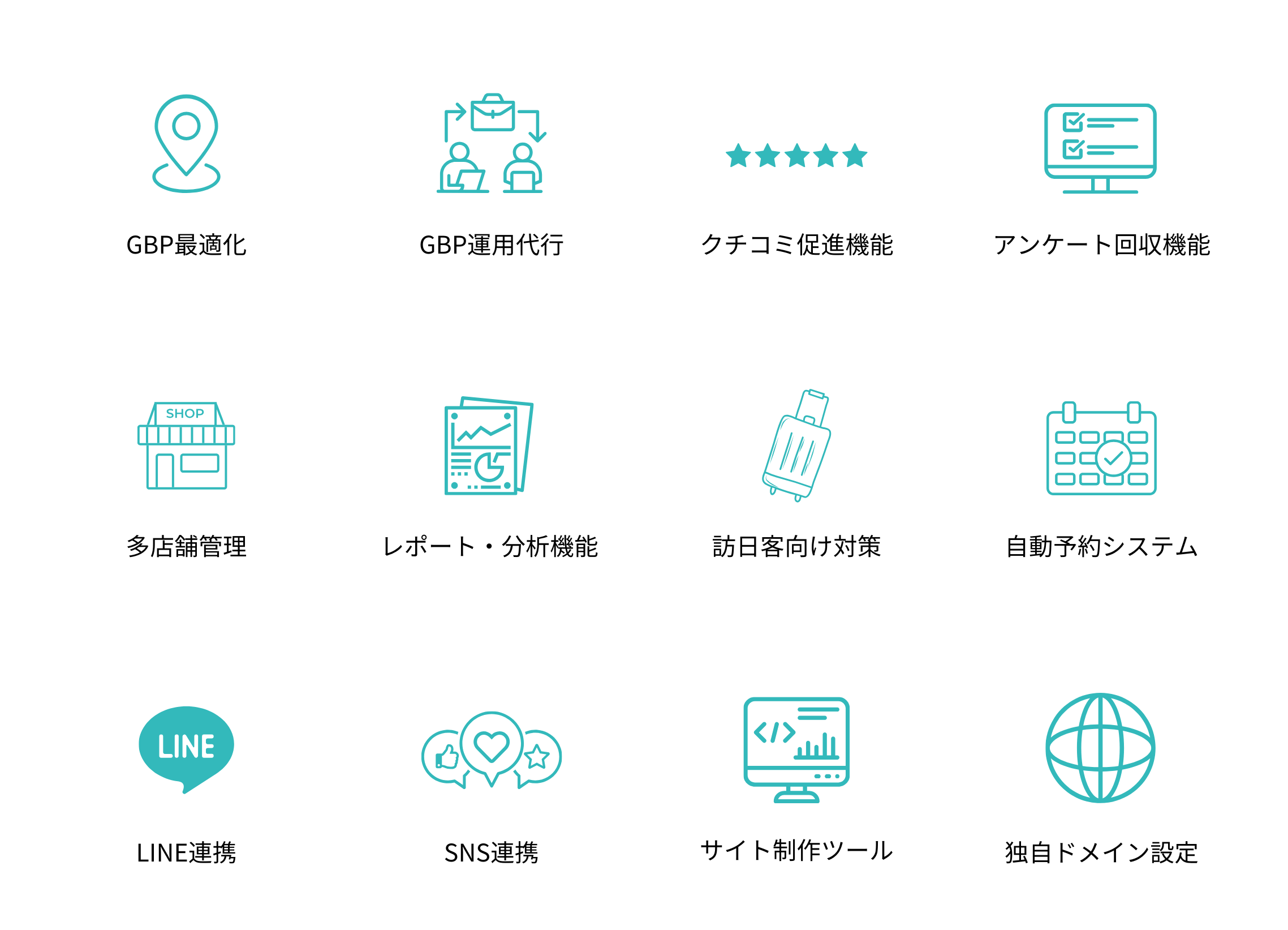 集客に必要な機能がAll in One